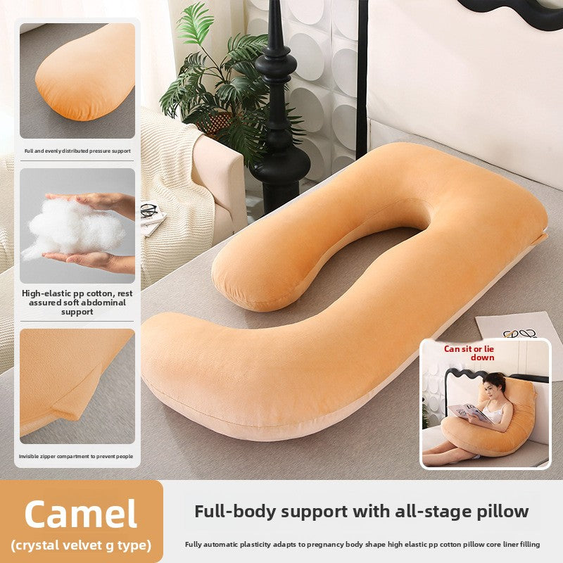 Pregnant woman's back support pillow