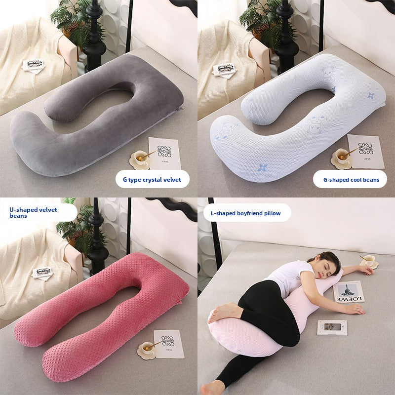 Pregnant woman's back support pillow