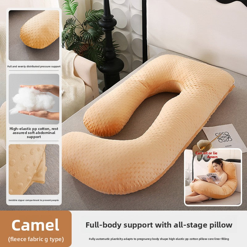 Pregnant woman's back support pillow