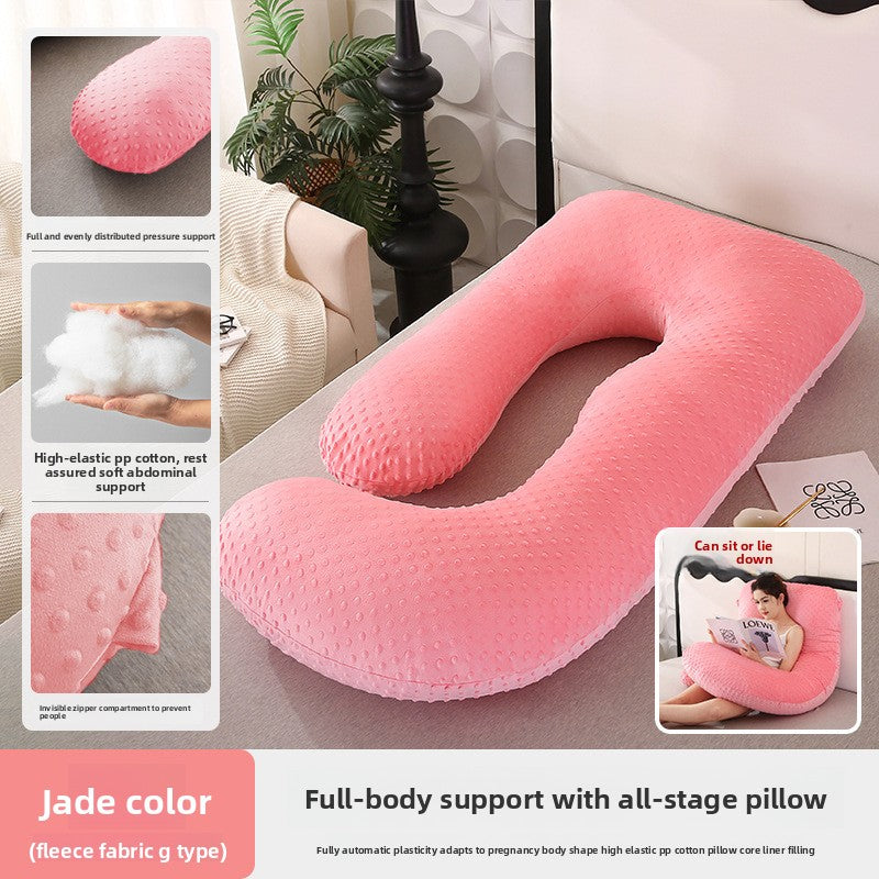 Pregnant woman's back support pillow