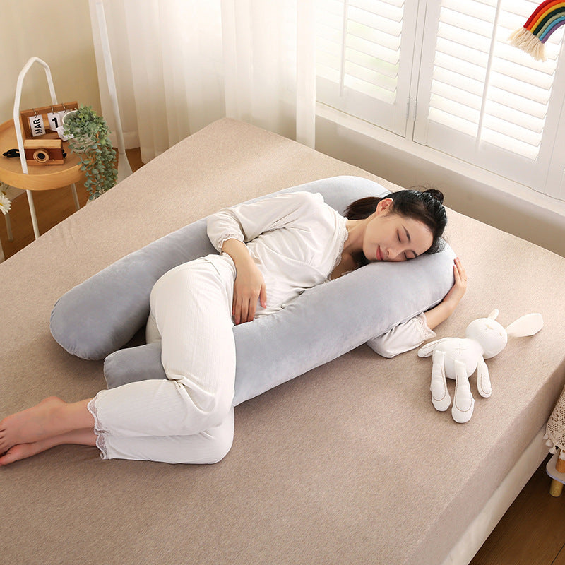 Pregnant woman's back support pillow