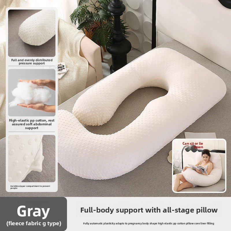 Pregnant woman's back support pillow