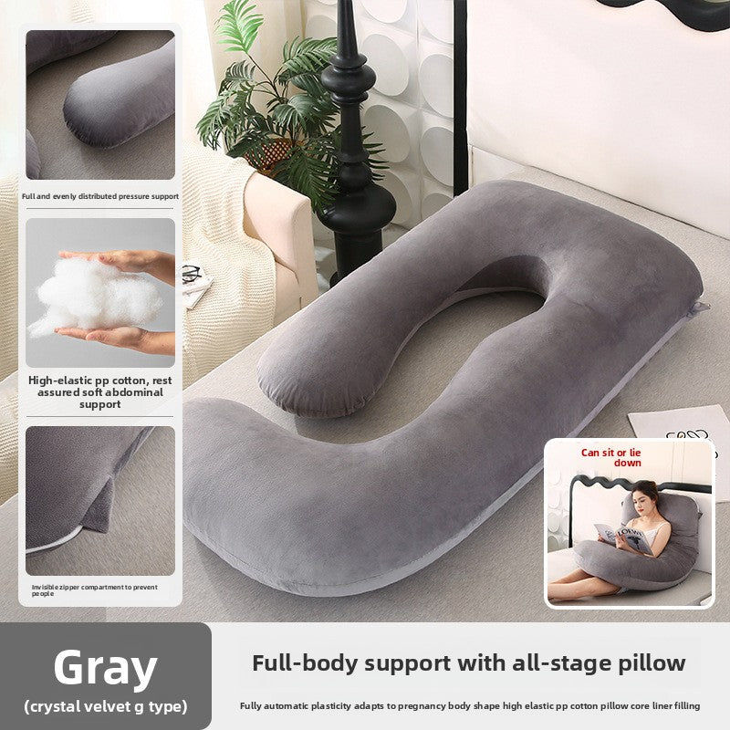 Pregnant woman's back support pillow