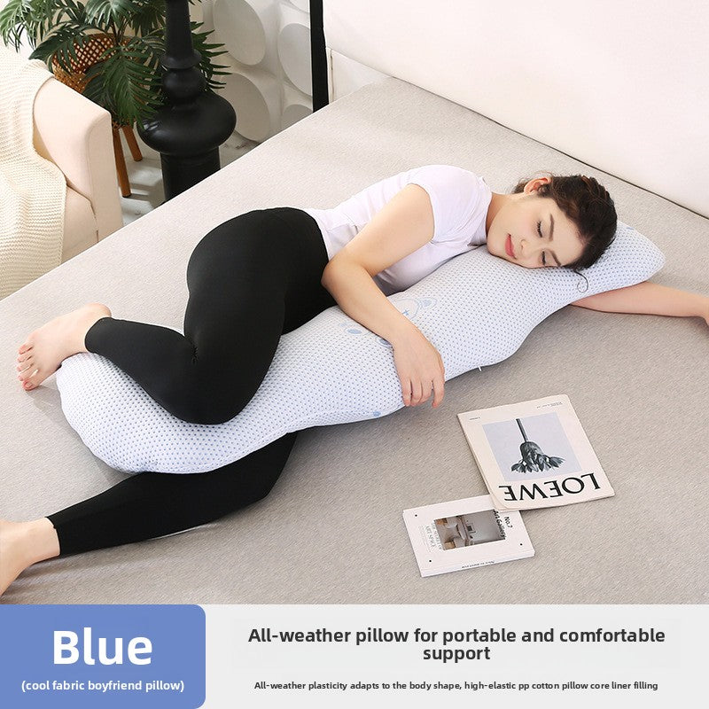 Pregnant woman's back support pillow
