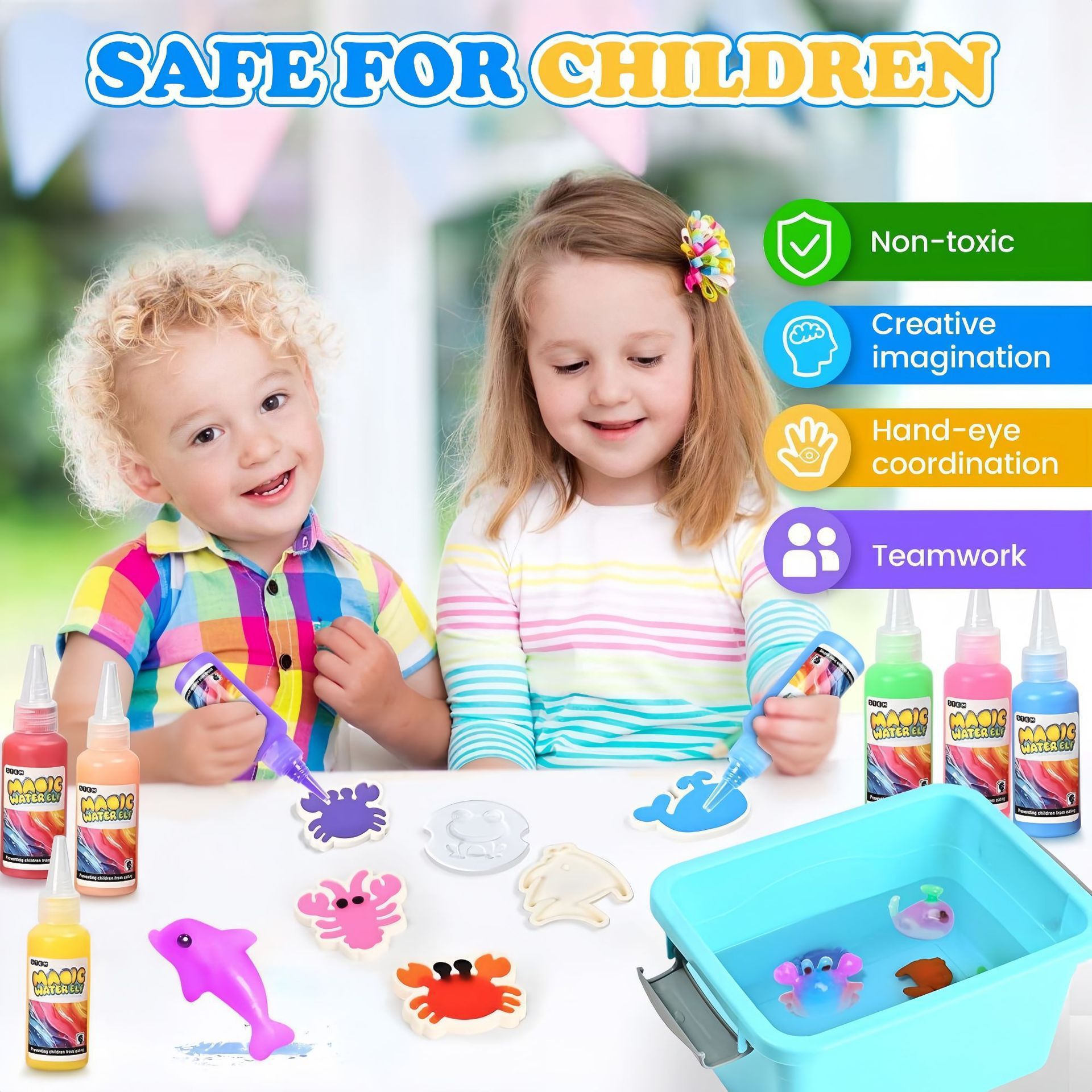 Magic Water Gel Toy Set for Kids DIY Craft