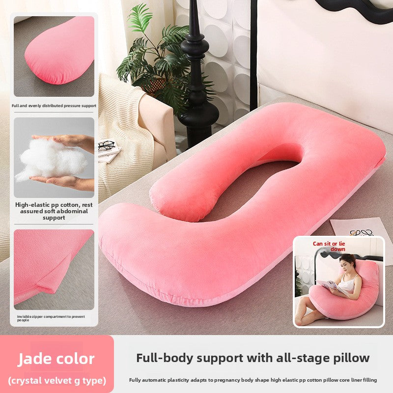 Pregnant woman's back support pillow