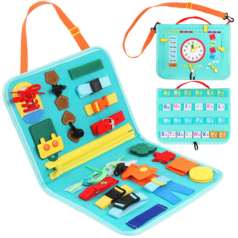 Children's Educational Felt Busy Board