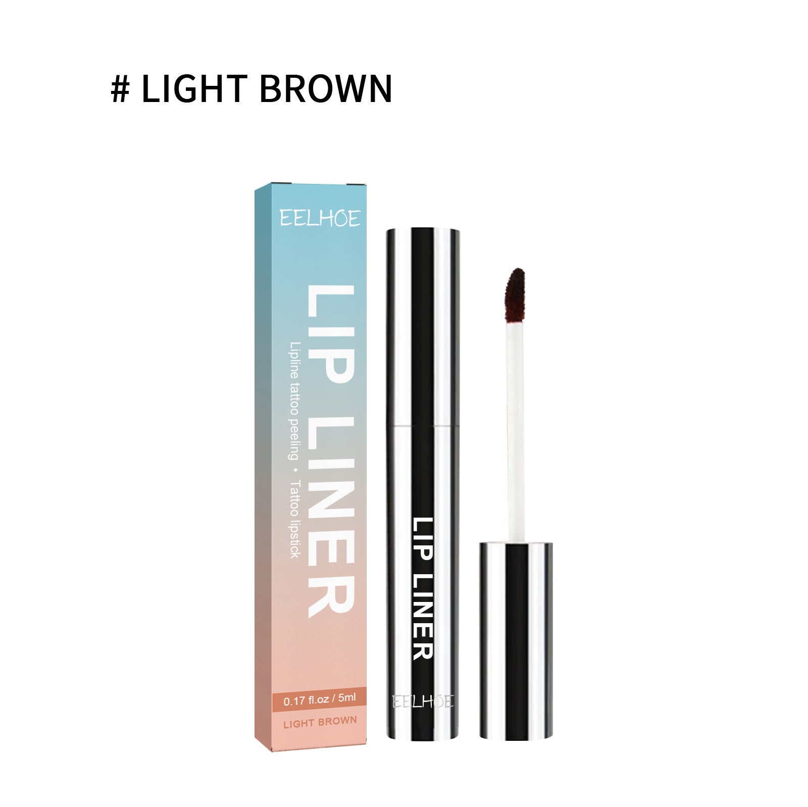 Peelable Waterproof Lip Liner Pen-Long Lasting Smooth Matte Finish