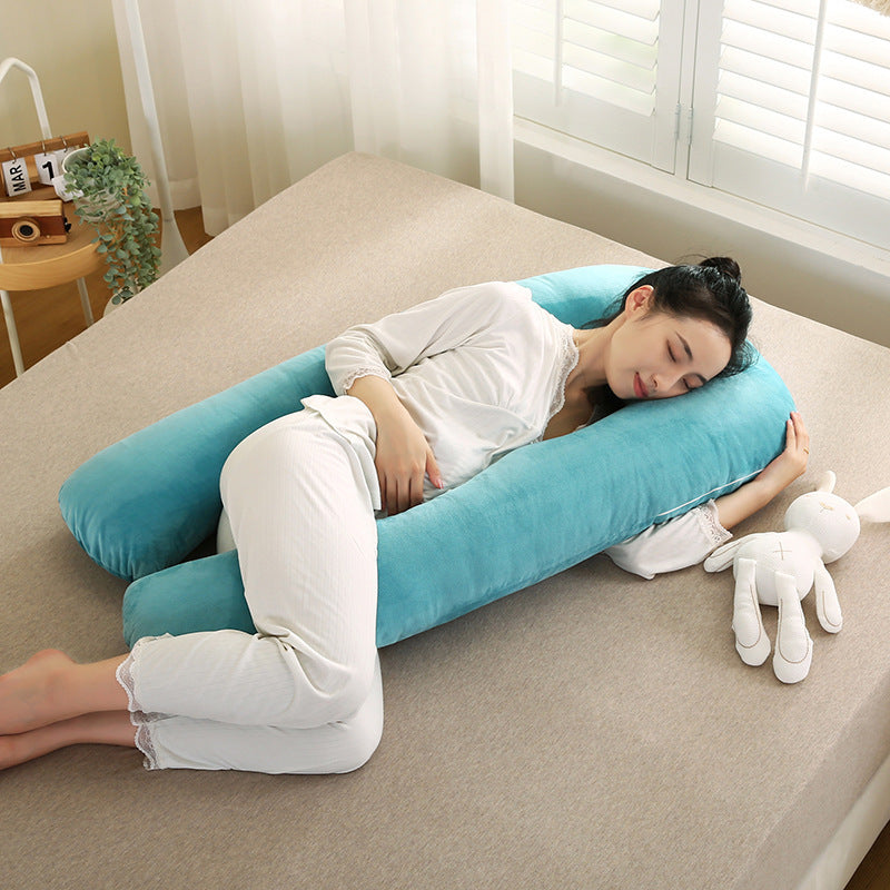 Pregnant woman's back support pillow