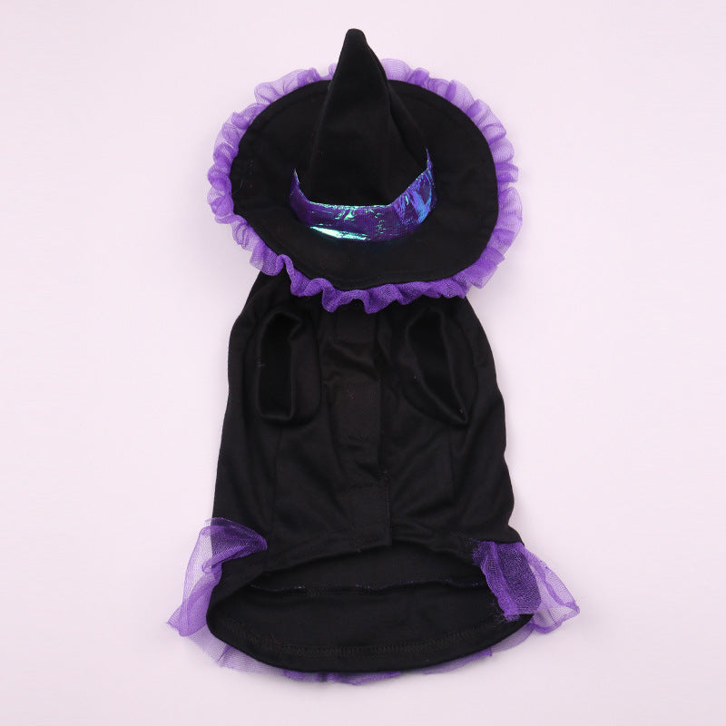 Wizard Pet Costume Halloween Dog Cat Outfit