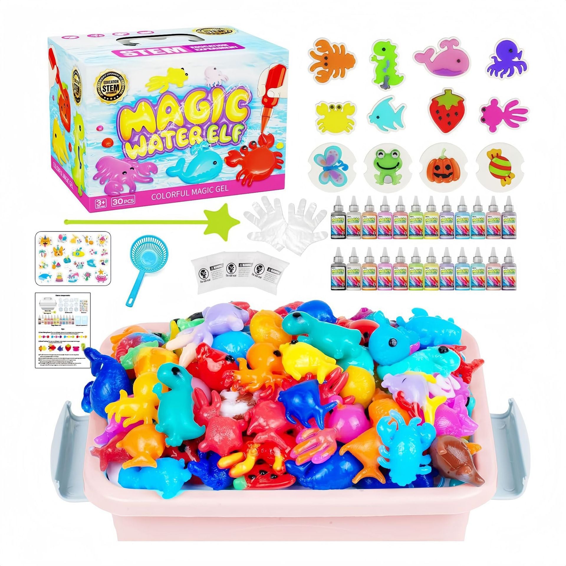 Magic Water Gel Toy Set for Kids DIY Craft