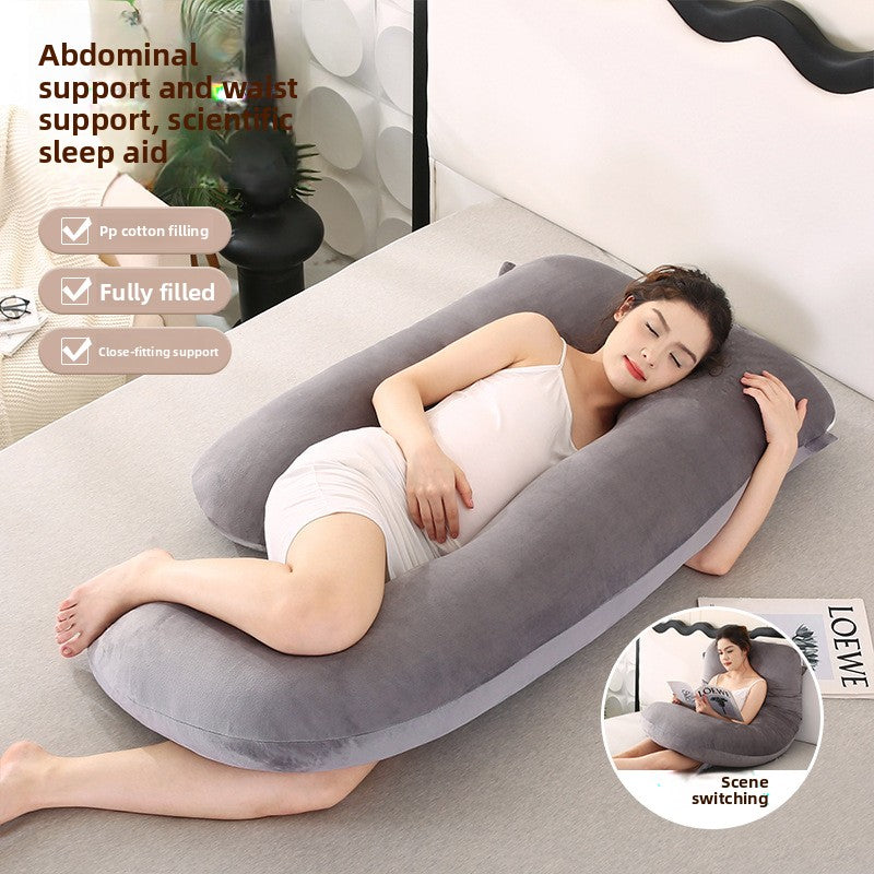 Pregnant woman's back support pillow