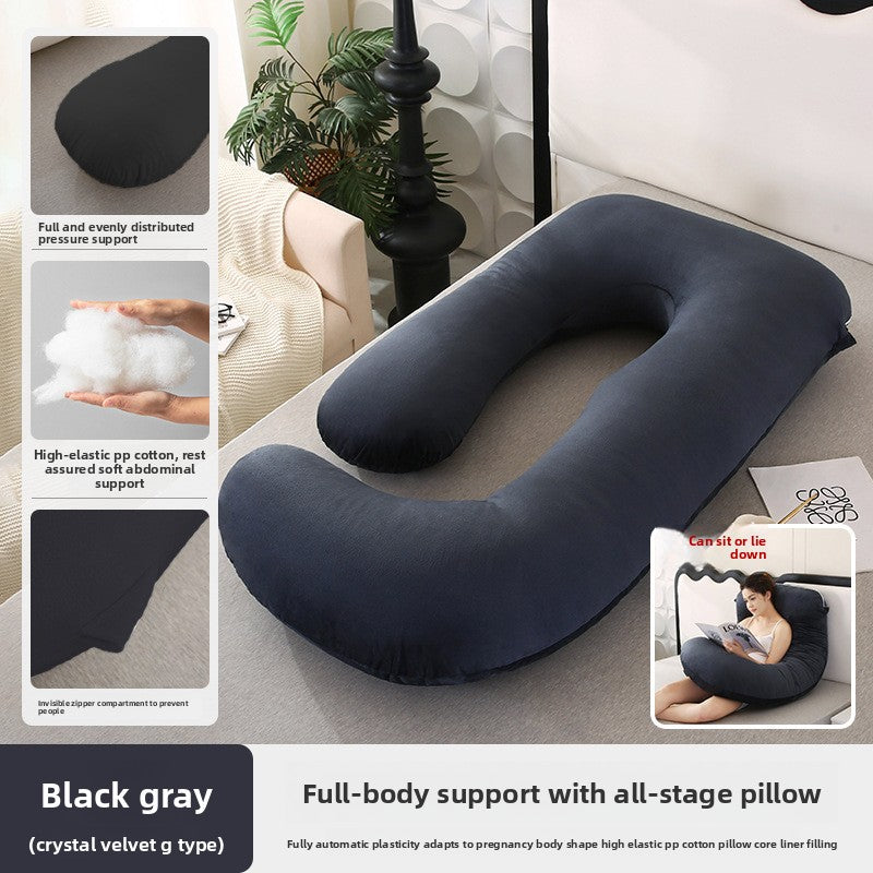 Pregnant woman's back support pillow
