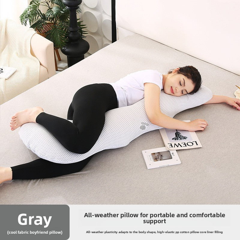 Pregnant woman's back support pillow