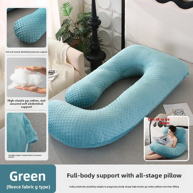 Pregnant woman's back support pillow