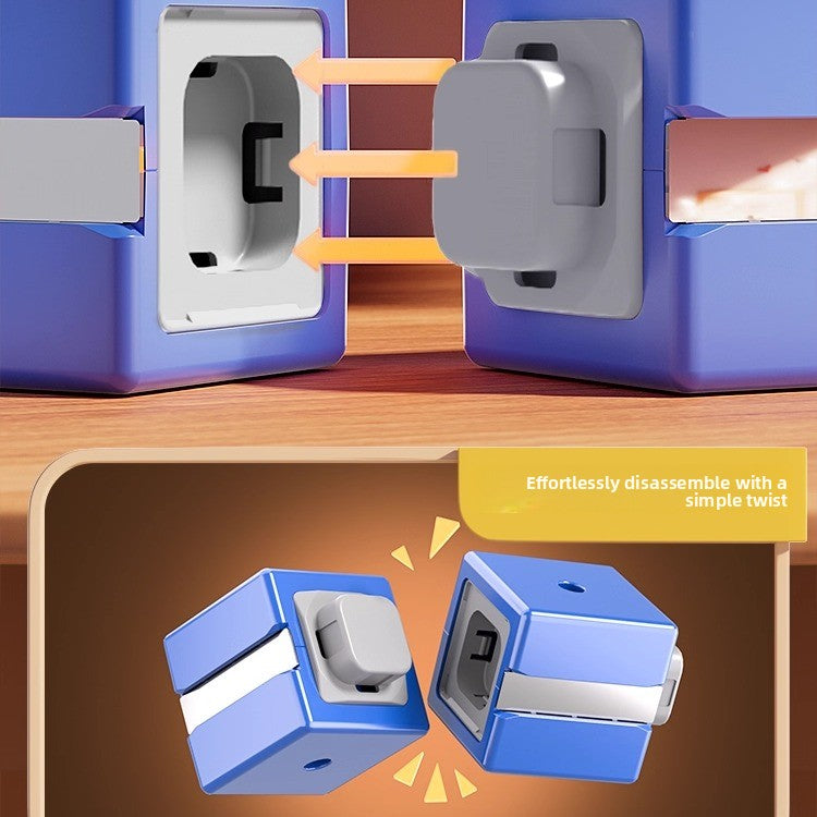 Kids Magnetic Assembly Toy Train Set