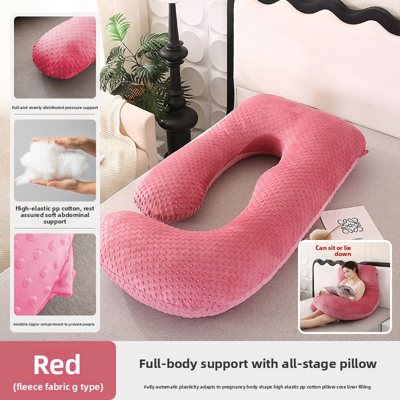 Pregnant woman's back support pillow