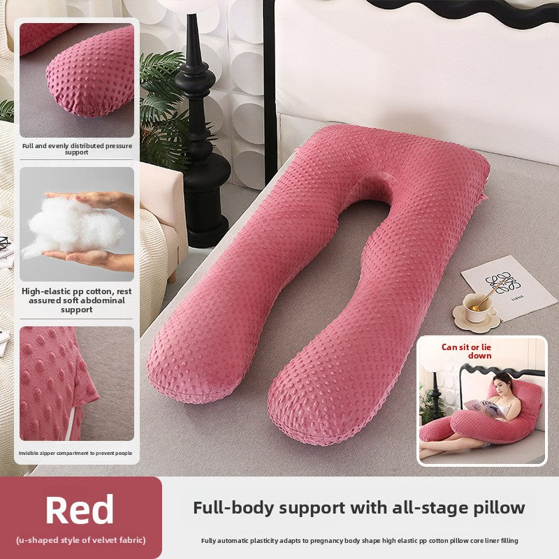 Pregnant woman's back support pillow