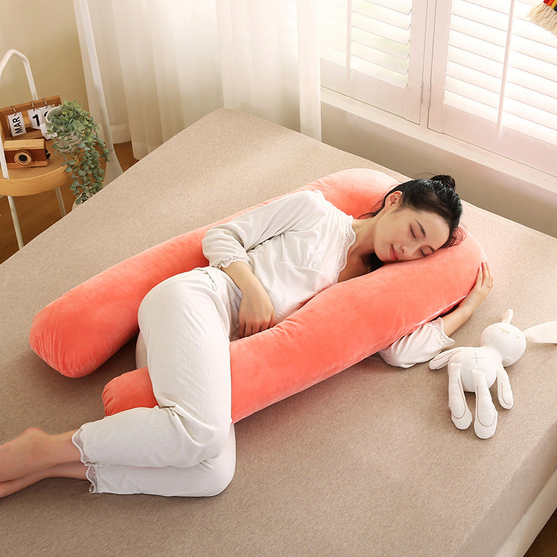 Pregnant woman's back support pillow