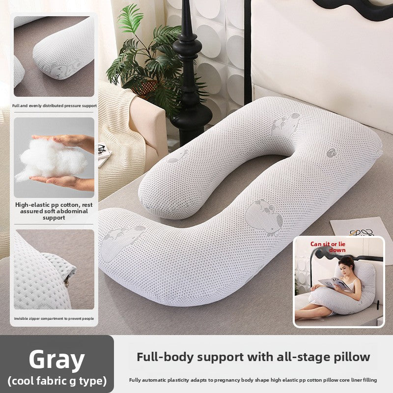 Pregnant woman's back support pillow