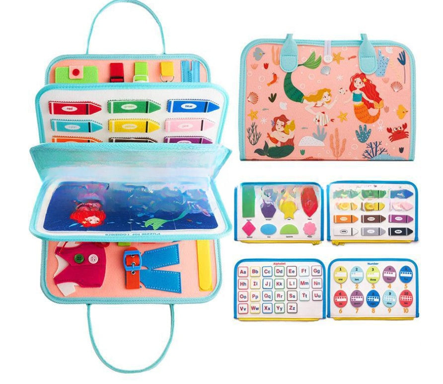 Children's Educational Felt Busy Board