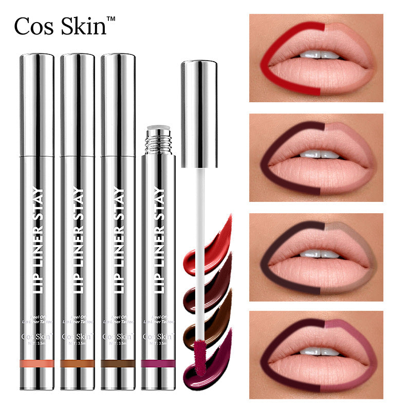 Tear-off Lip Glaze Waterproof Velvet Matte