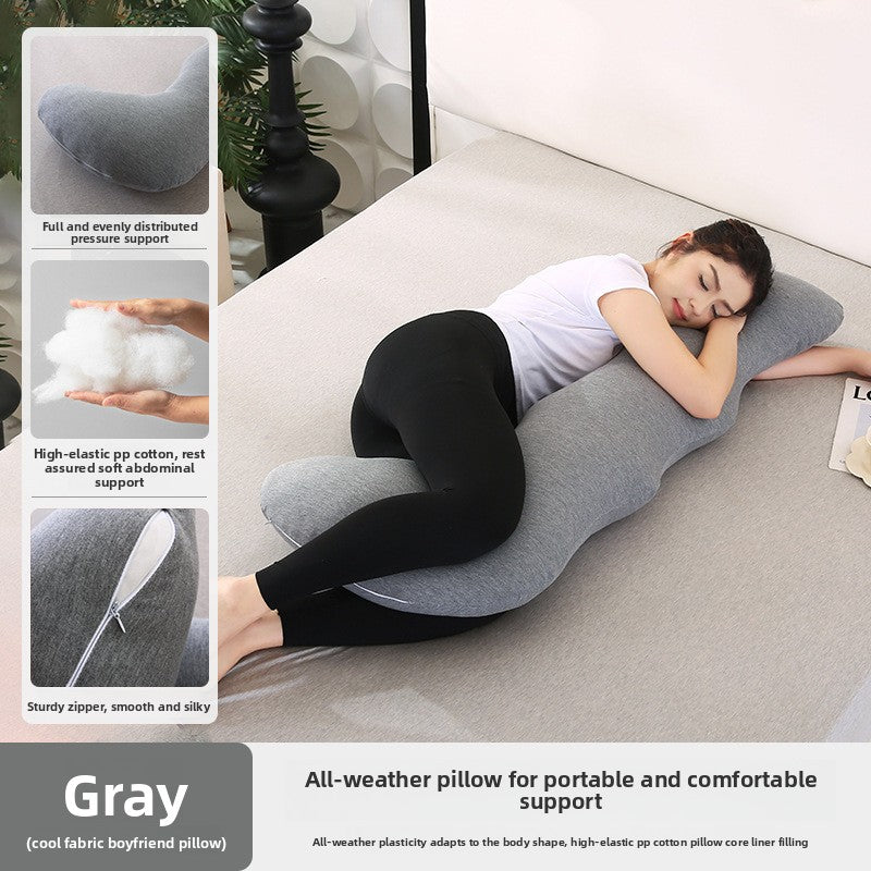 Pregnant woman's back support pillow