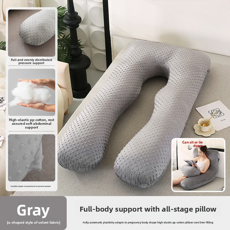 Pregnant woman's back support pillow