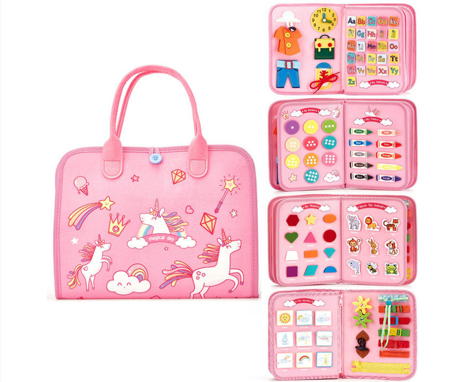 Children's Educational Felt Busy Board