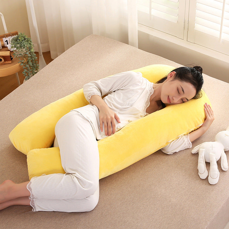Pregnant woman's back support pillow