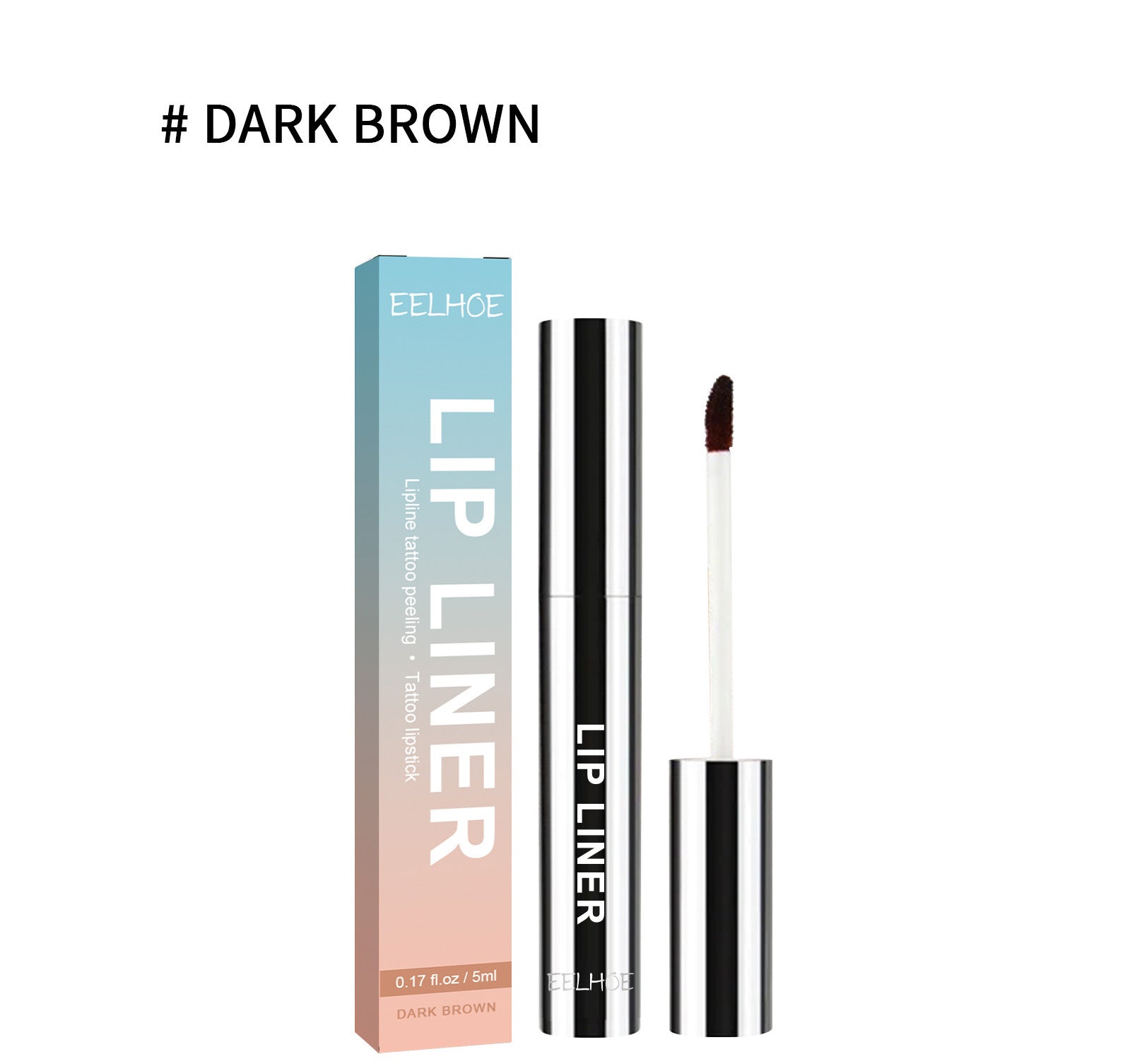Peelable Waterproof Lip Liner Pen-Long Lasting Smooth Matte Finish