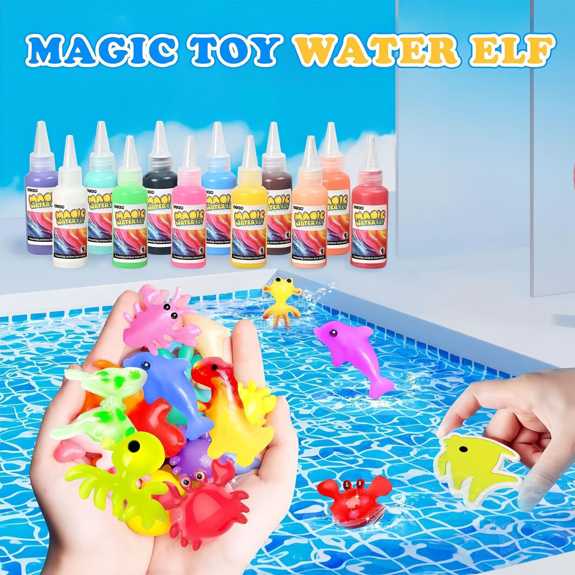 Magic Water Gel Toy Set for Kids DIY Craft