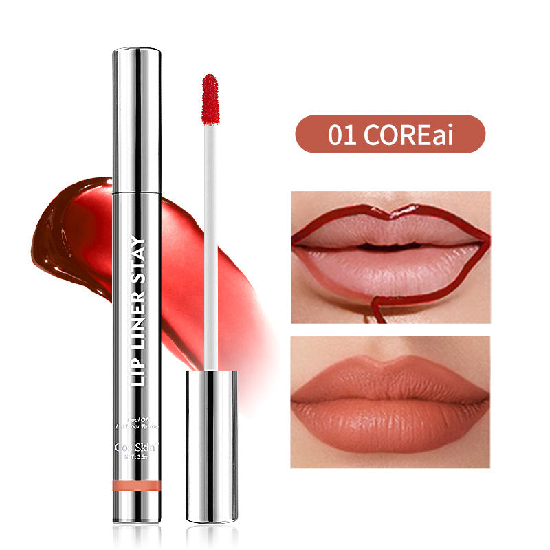 Tear-off Lip Glaze Waterproof Velvet Matte