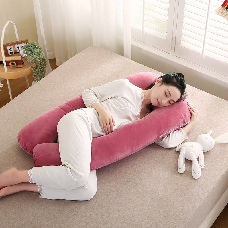 Pregnant woman's back support pillow