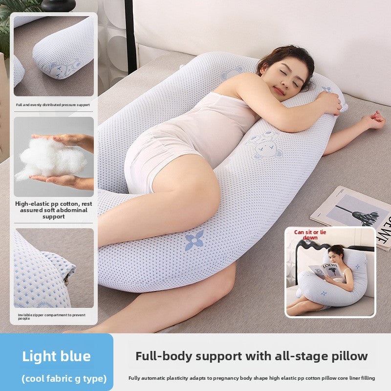 Pregnant woman's back support pillow