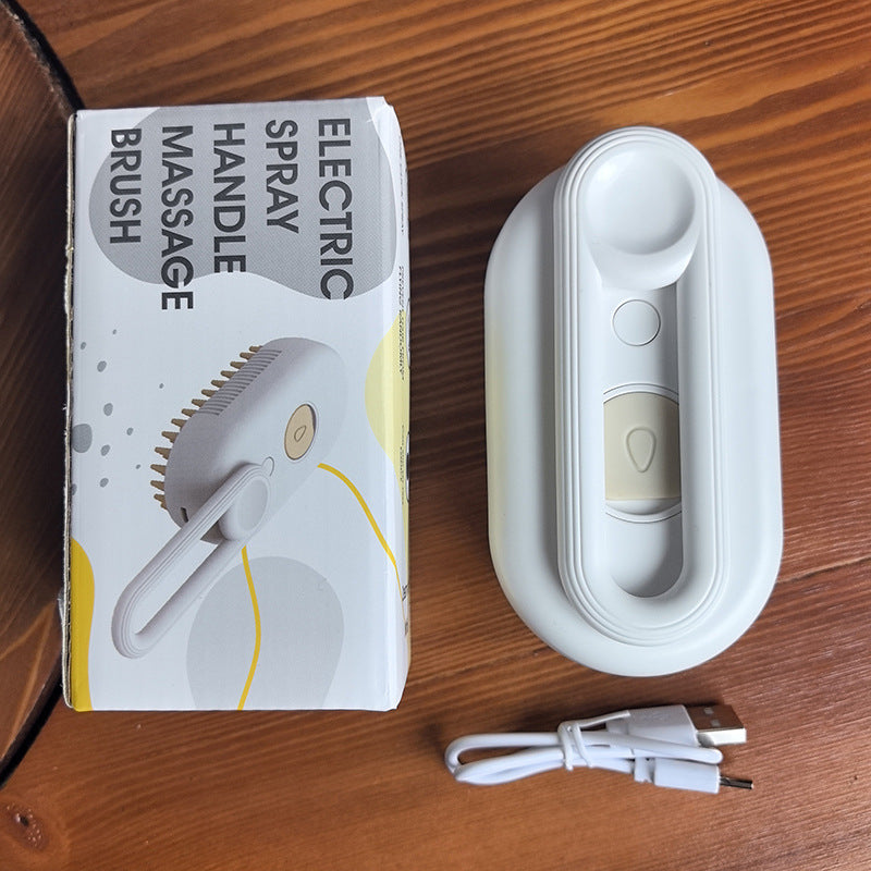 Pet Spray Massage Comb with One-Touch Function