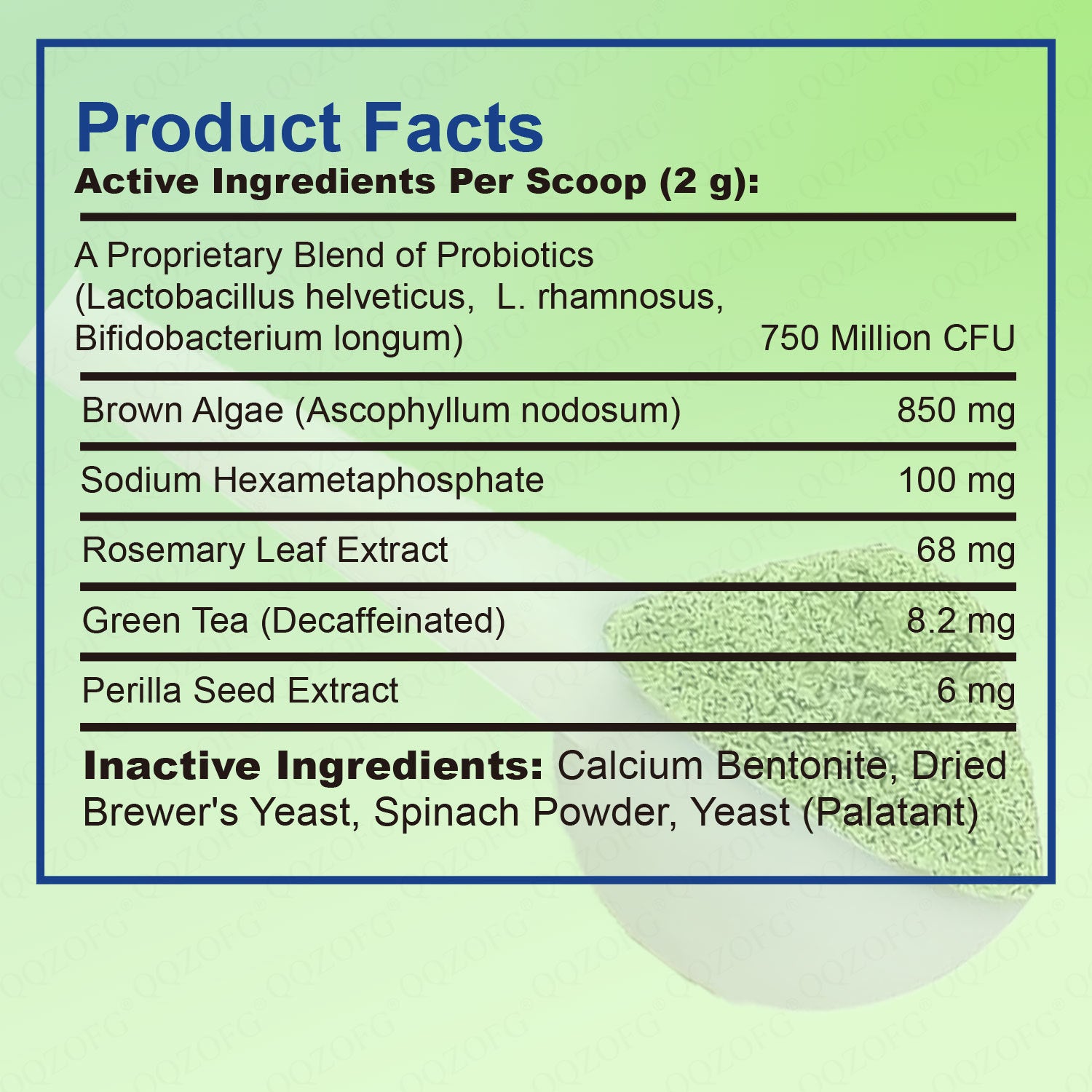 Pet Tooth Cleaning Powder