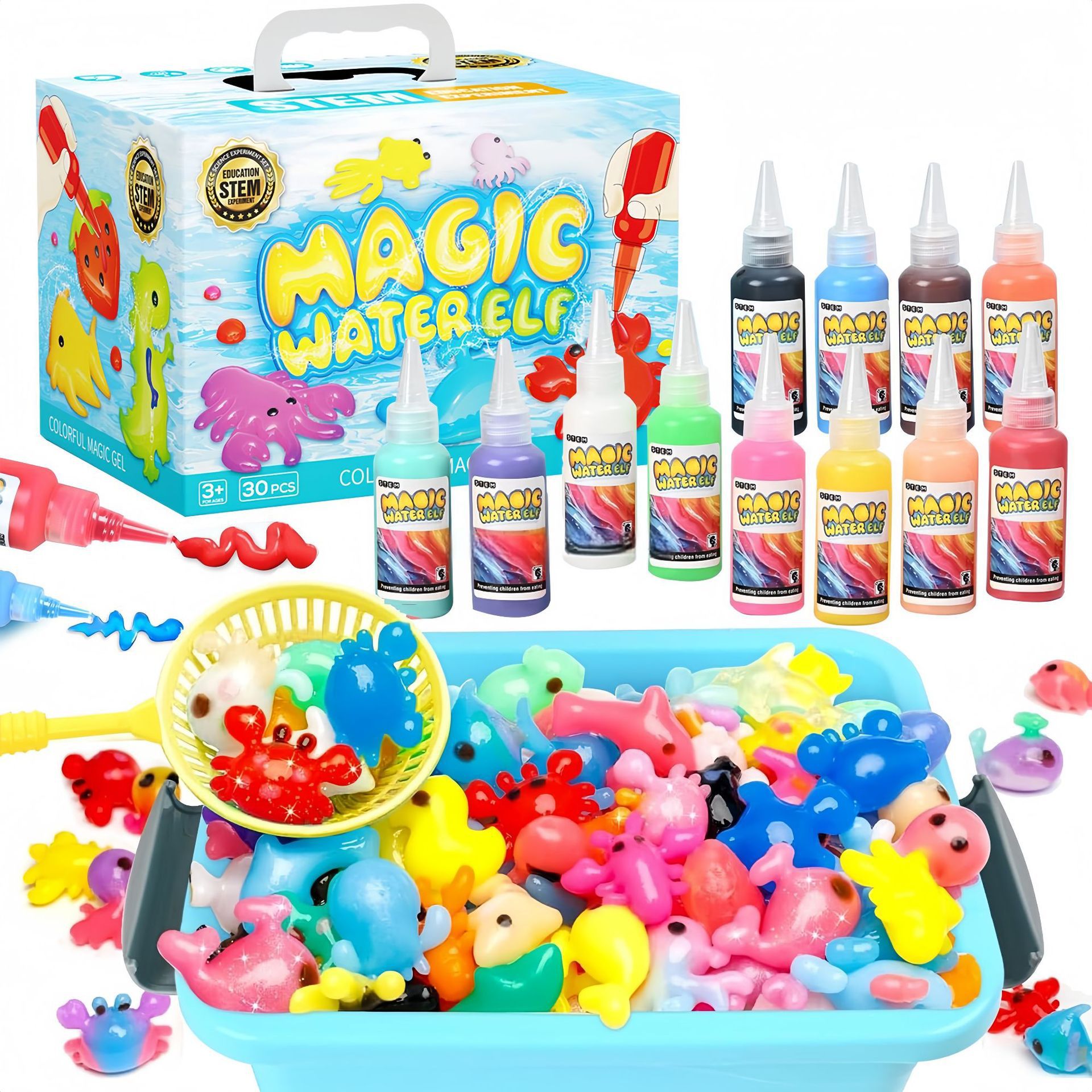 Magic Water Gel Toy Set for Kids DIY Craft