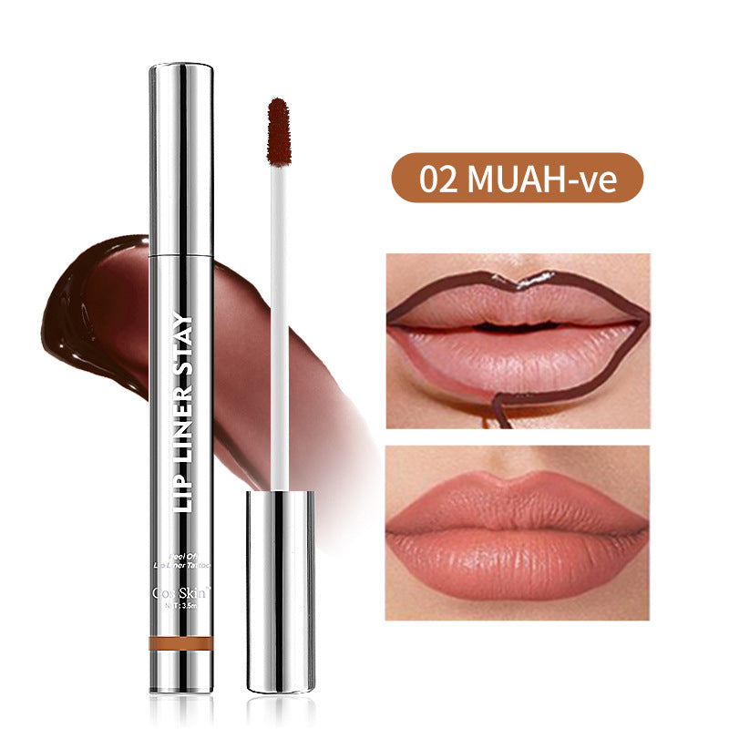 Tear-off Lip Glaze Waterproof Velvet Matte
