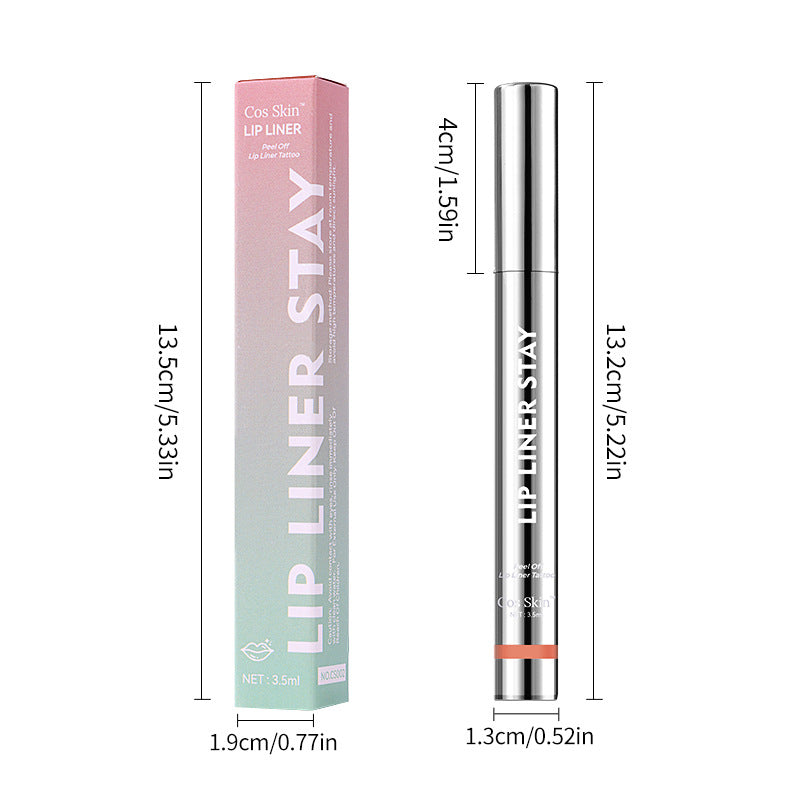 Tear-off Lip Glaze Waterproof Velvet Matte