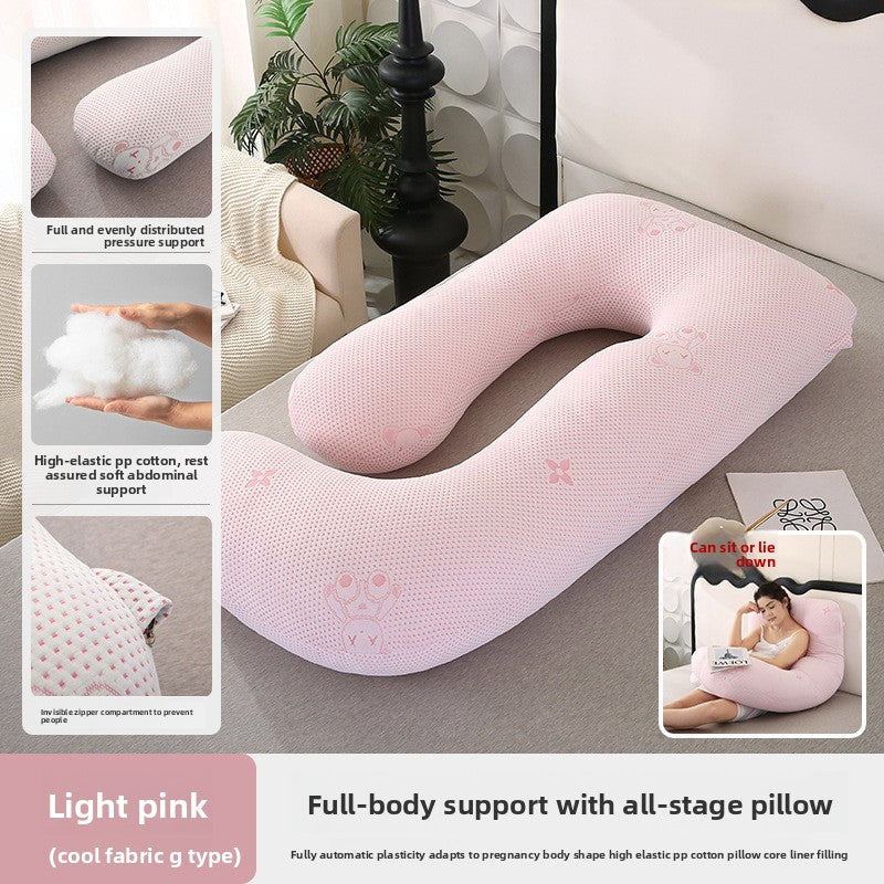 Pregnant woman's back support pillow