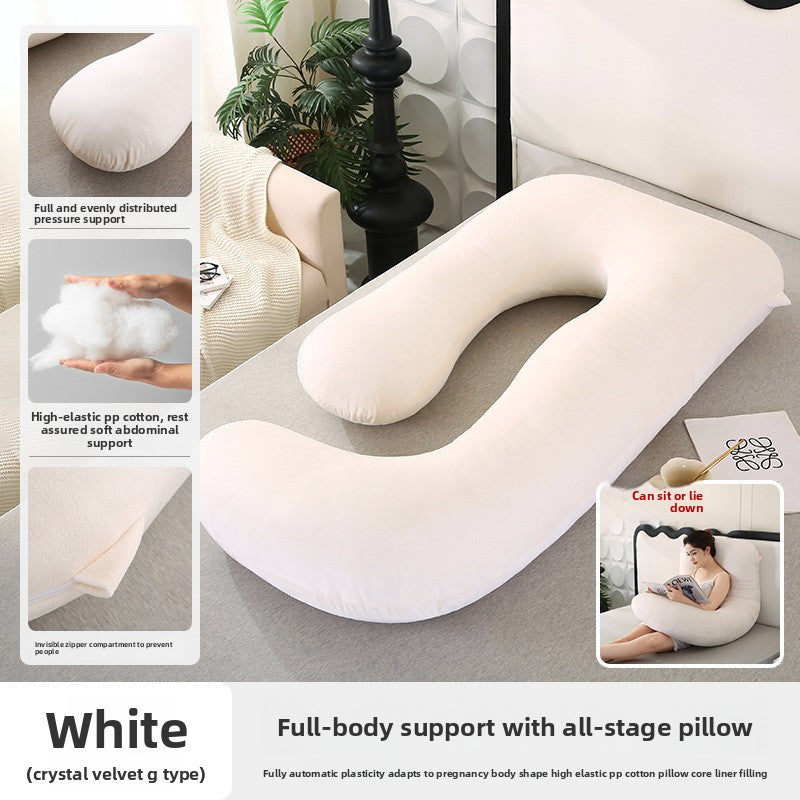 Pregnant woman's back support pillow