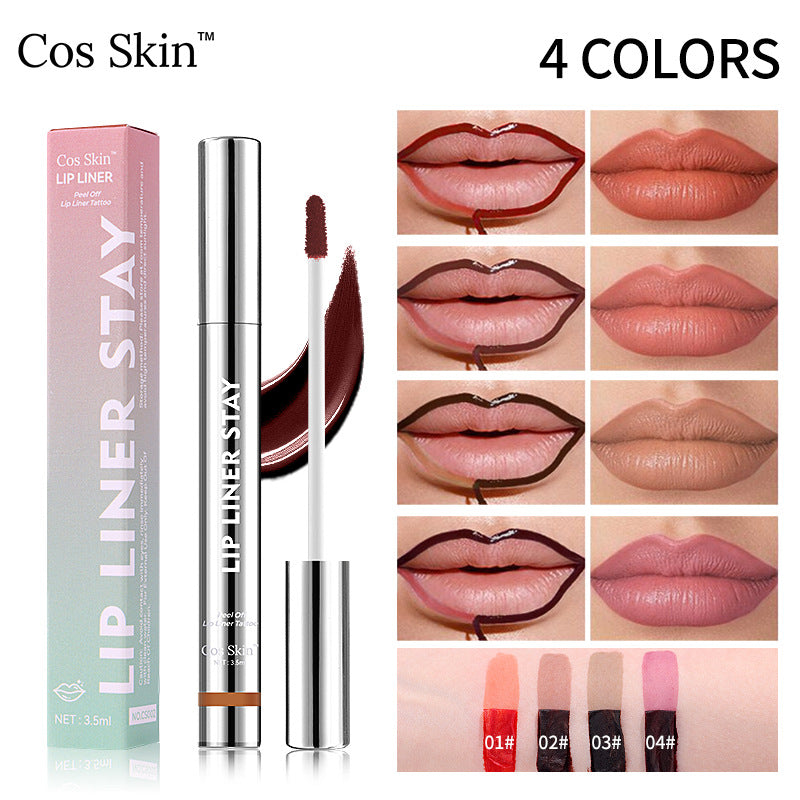 Tear-off Lip Glaze Waterproof Velvet Matte