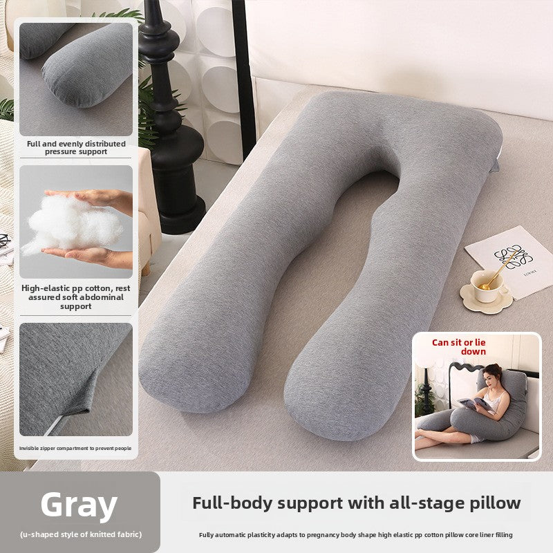 Pregnant woman's back support pillow
