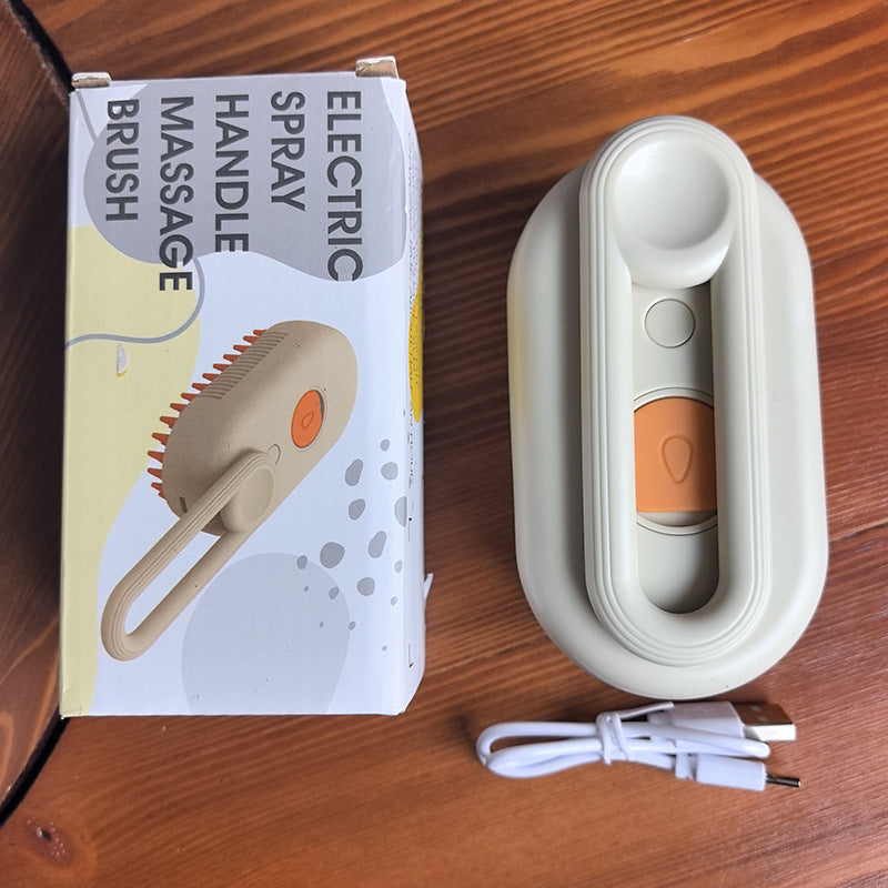 Pet Spray Massage Comb with One-Touch Function