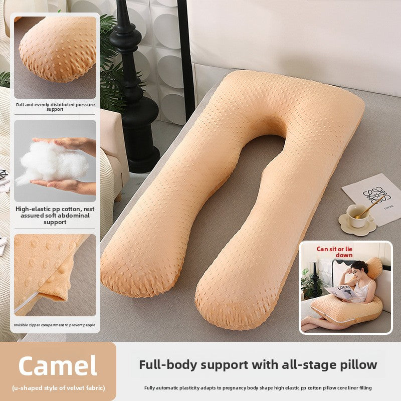 Pregnant woman's back support pillow